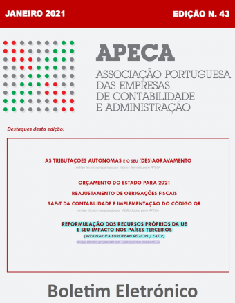 Boletim Eletrónico APECA n.º 43 (Janeiro/2021) 